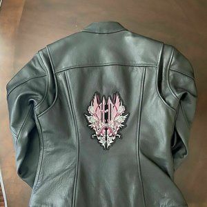 HARLEY DAVIDSON BAR AND SHIELD LEATHER RIDING JKT